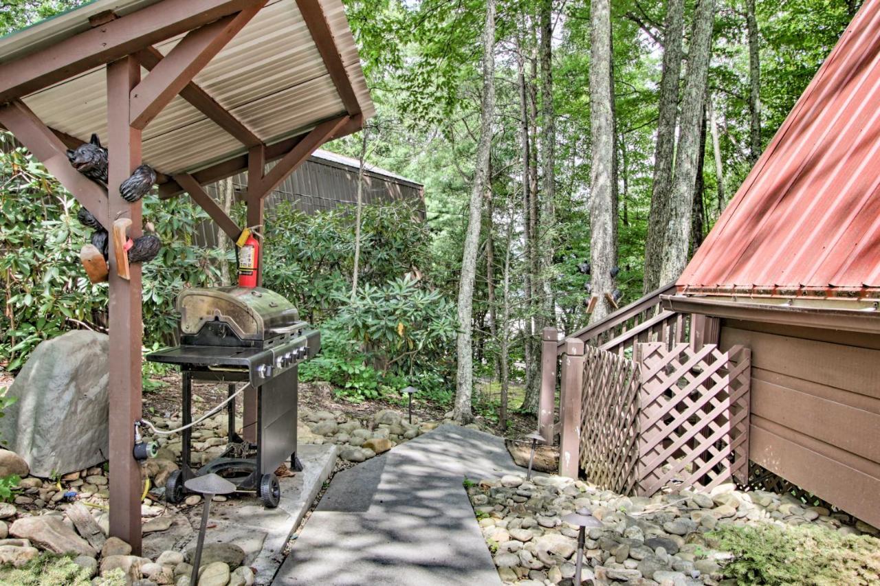 A-Frame Cabin With Hot Tub Less Than 1 Mi To Ober Gatlinburg Vila Exterior foto