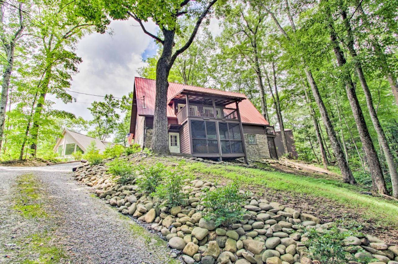 A-Frame Cabin With Hot Tub Less Than 1 Mi To Ober Gatlinburg Vila Exterior foto