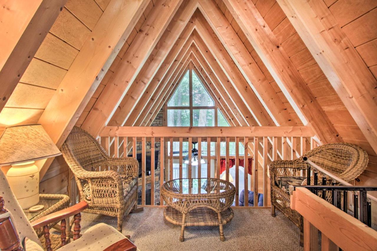 A-Frame Cabin With Hot Tub Less Than 1 Mi To Ober Gatlinburg Vila Exterior foto
